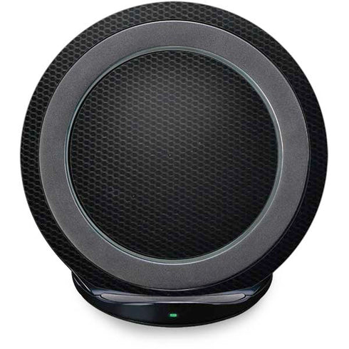 Specialty Vinyl Black Hex Texture Fast Charge Wireless Charging Stand Skin